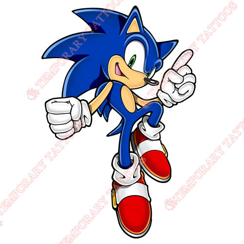 Sonic the Hedgehog Customize Temporary Tattoos Stickers NO.5338